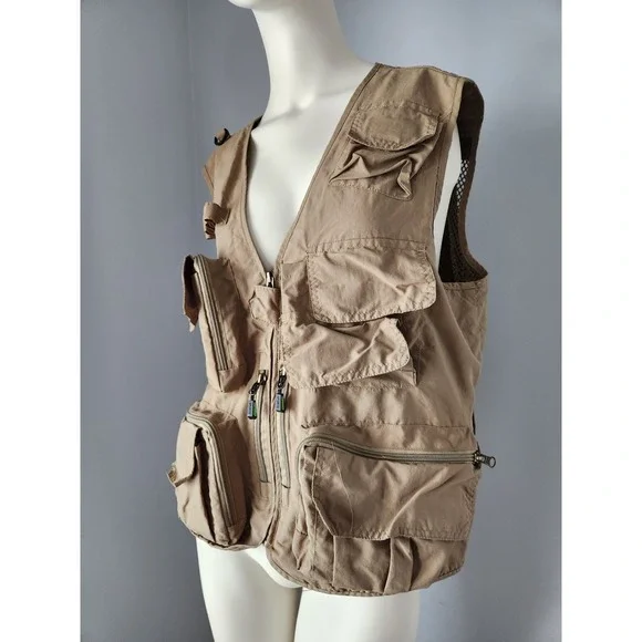 Utility Tactical Fishing Vest Outdoors Photography Bird Watching Gorpcore MEDIUM - Picture 3 of 16